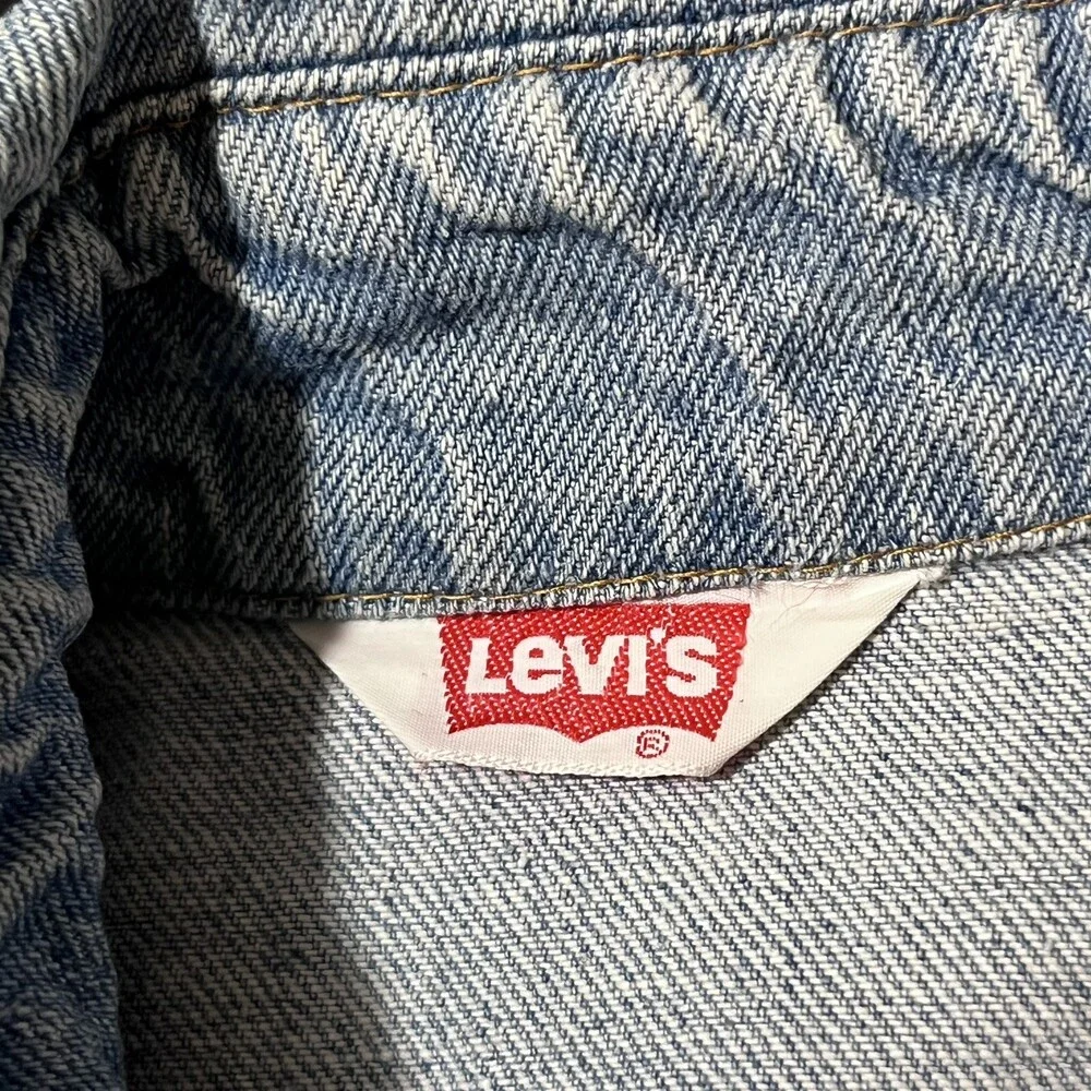 Levis Orange Tab Jacket Pleated Type Two Vintage Western Rodeo Levi Denim 1970s